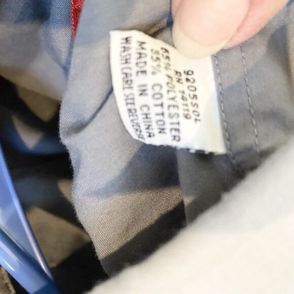 Ely Plains Pearl Snap Shirt Long Sleeve Gray Size 16 1/2 34-35 * - Picture 9 of 10